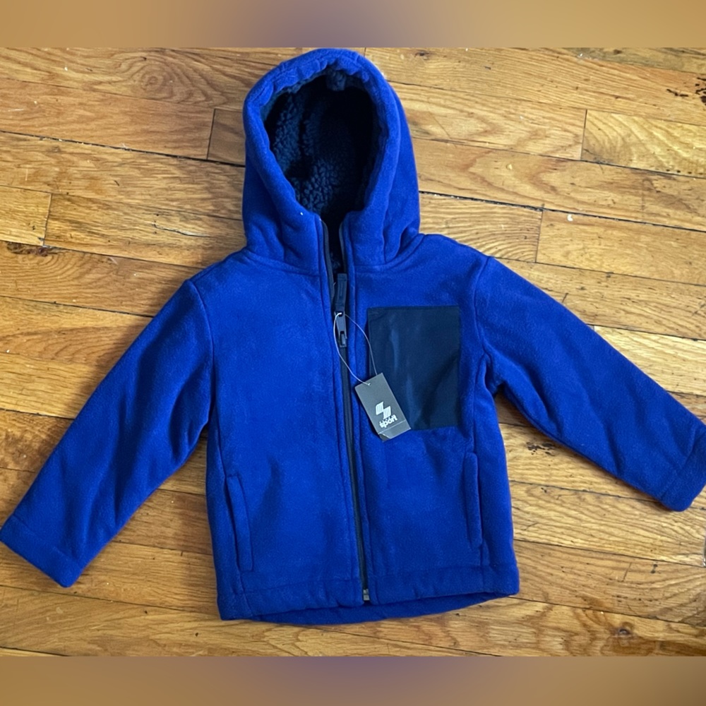 Little Boy Teddy Lined Jacket/Sweater